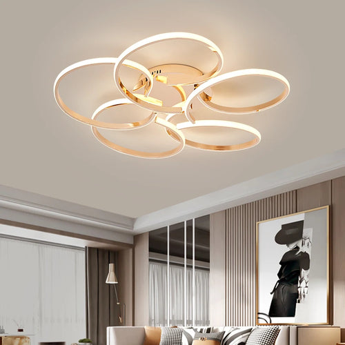 plafonnier moderne design créatif à leds pour intérieur - vue 2 sur 13