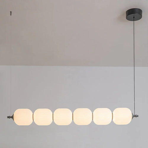 Nordic Designer Living Room Pendant Lamps White Long Droplight For Dining Table Bedroom Bar Lighting Gourd Ceiling Hanging Light - vue 3 sur 9