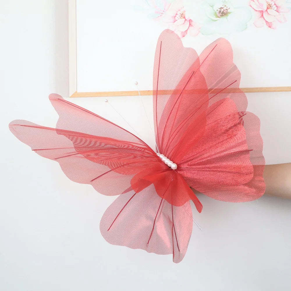 décoration papillons géants pour baby shower mariage anniversaire - vue 11 sur 19