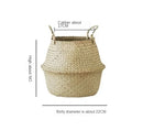 panier en osier pour rangement et décoration jardin