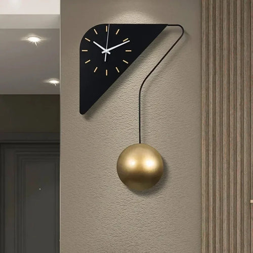 horloge murale en quartz design unique pour décoration intérieure - vue 3 sur 6