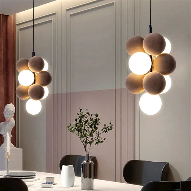 Abstracta – lustre LED à bulles - vue 4 sur 12