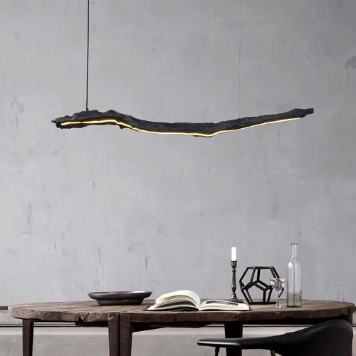 lustre wabi-sabi nordique led pour restaurant et café - vue 2 sur 8
