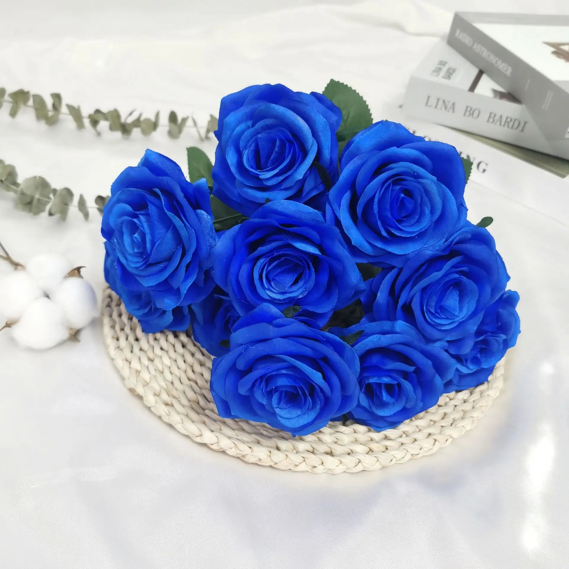 bouquet de roses artificielles pour mariage et décoration intérieure - vue 26 sur 30