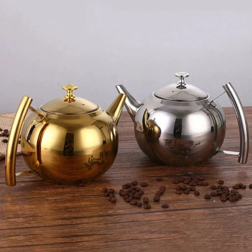 théière inox épaisse avec filtre infuseur grande capacité - vue 8 sur 7