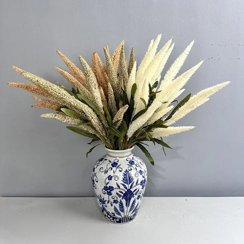 fleur artificielle de queue de renard pour décoration extérieure - vue 2 sur 9