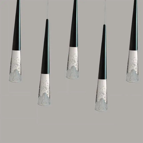 suspension moderne en cristal pour éclairage intérieur élégant - vue 8 sur 16