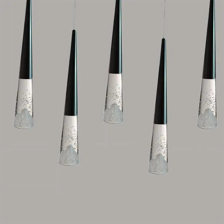 suspension moderne en cristal pour éclairage intérieur élégant - vue 7 sur 16