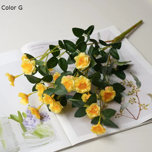 fleurs de roses artificielles en soie pour mariage et décoration - vue 14 sur 13