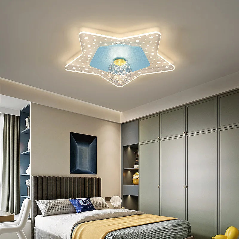plafonnier moderne romantique pour chambre d'enfant chaleureux - vue 5 sur 8