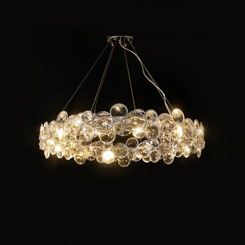 suspension à led en cristal avec intensité variable et anneau magique - vue 10 sur 12
