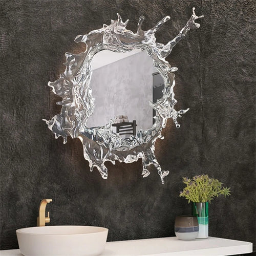 miroir goutte eau vaporisateur éclairage ambiance - vue 6 sur 12