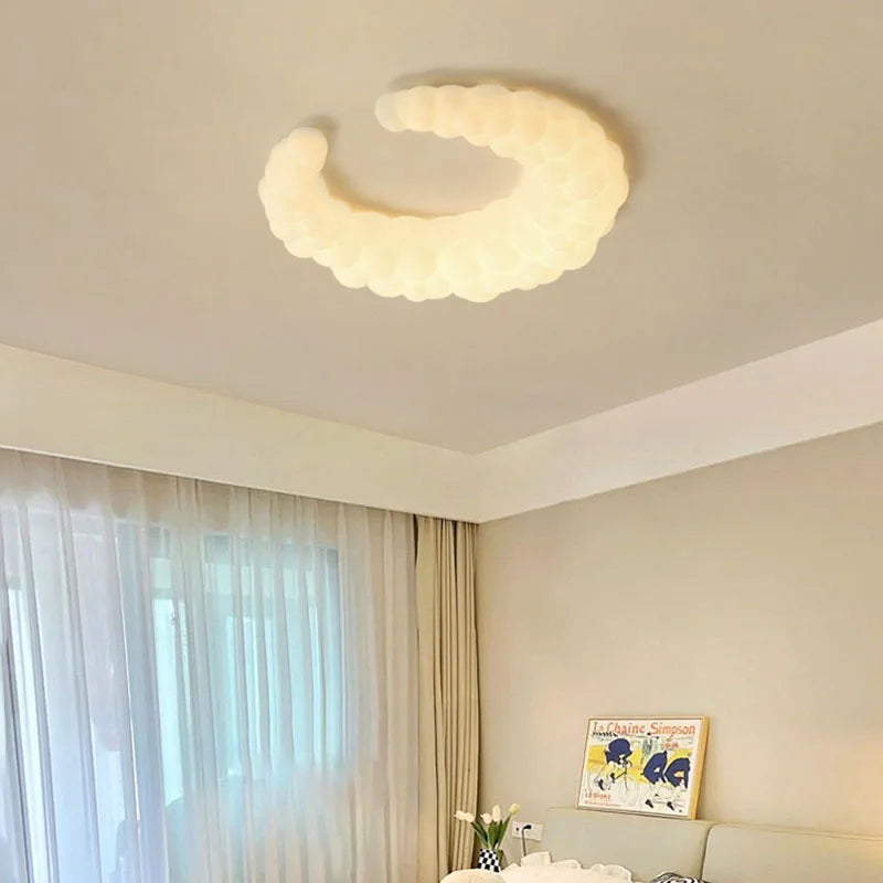 lustre lune design nuage pour décoration intérieure enfant - vue 1 sur 10
