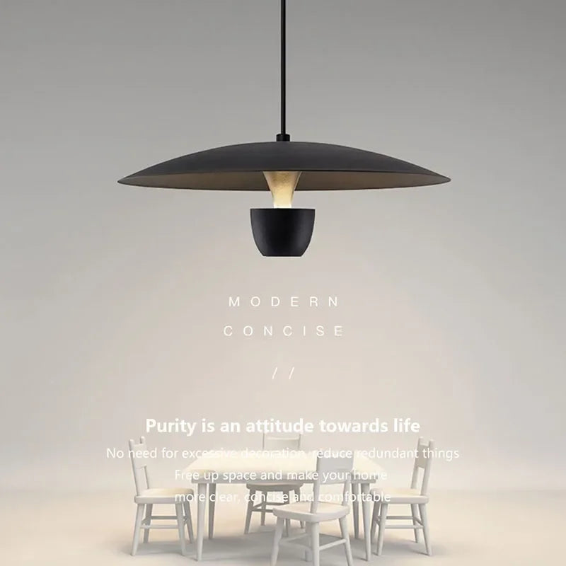 lustre led moderne pour café restaurant et décoration intérieure - vue 2 sur 12