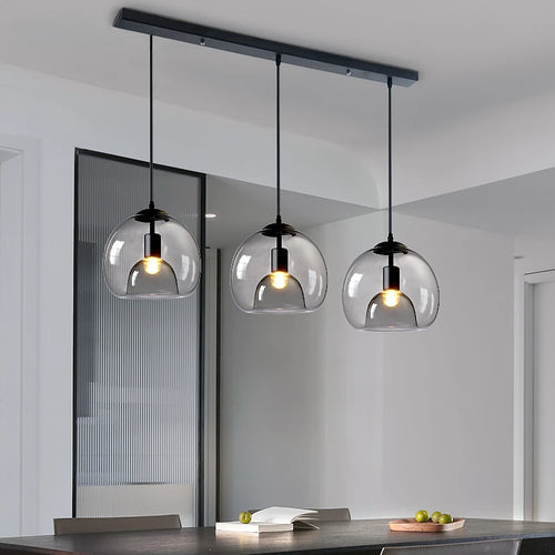 lustre moderne avec suspension led pour table à manger - vue 4 sur 12