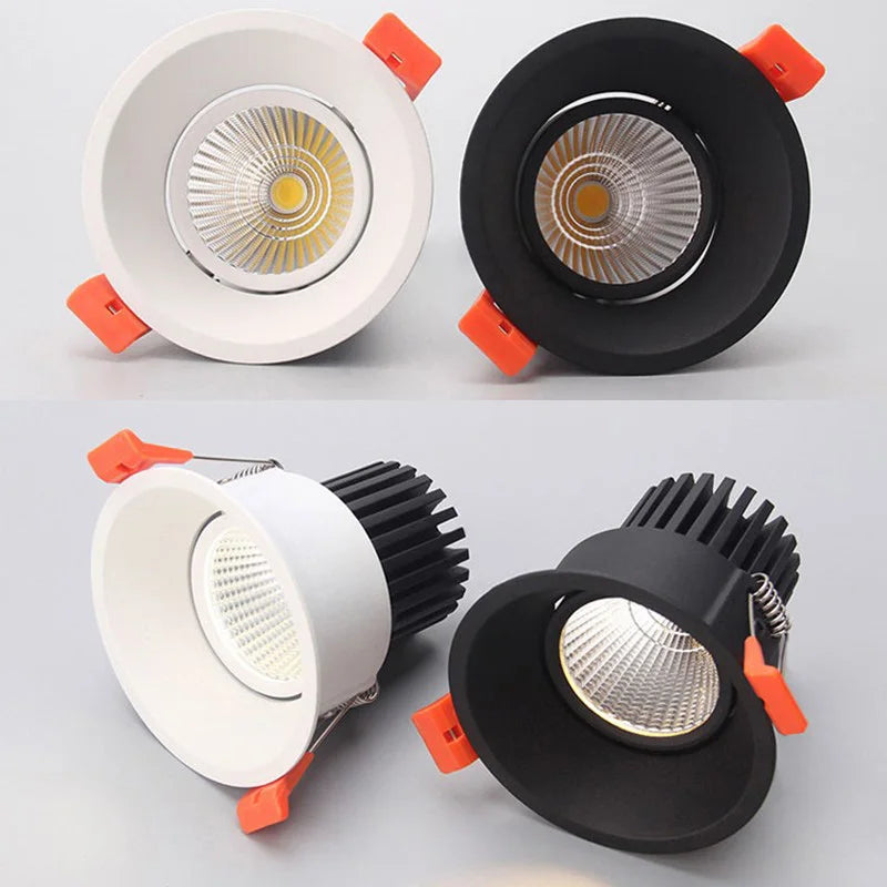 spot led encastrable rond à intensité variable pour décoration intérieure - vue 4 sur 8