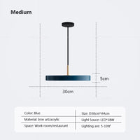 Suspension led moderne pour étude et salon