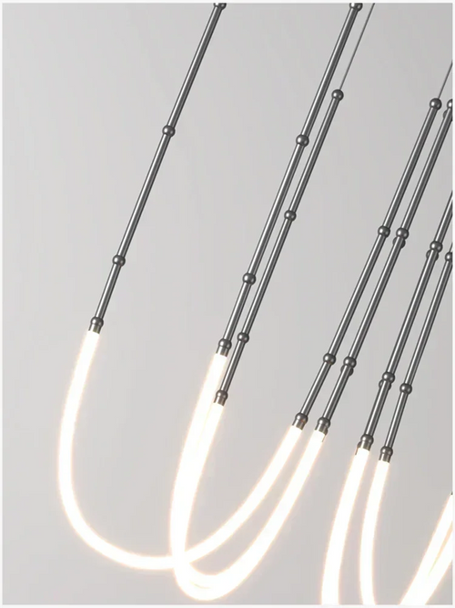 suspension led moderne pour décoration intérieure élégante et stylée - vue 5 sur 12