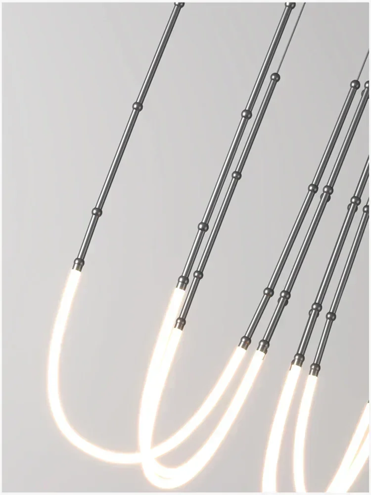 suspension led moderne pour décoration intérieure élégante et stylée - vue 4 sur 12