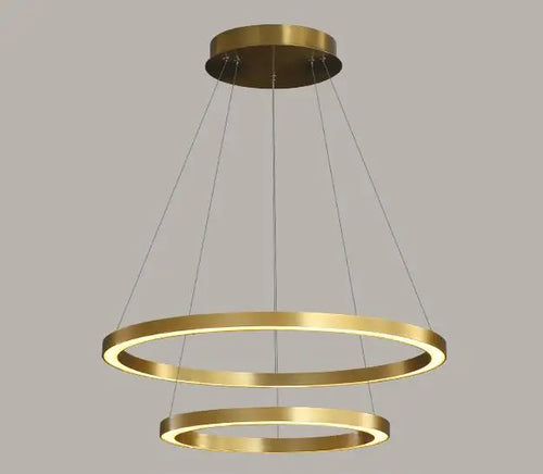 lustre led nordique circulaire pour décoration intérieure luxueuse - vue 12 sur 12