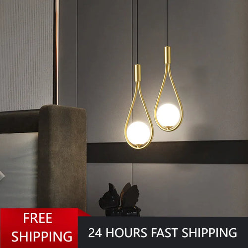 Suspension boule de verre pour chambre à coucher - vue 2 sur 8