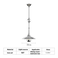 suspension soucoupe volante moderne avec poulie pour bars et restaurants