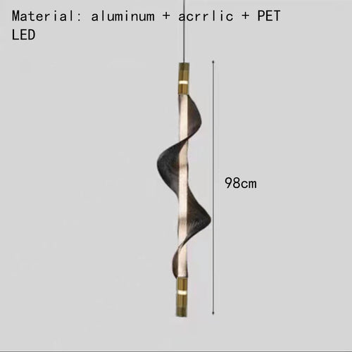 lustre design art déco suspendu pour cuisine et bar - vue 12 sur 22