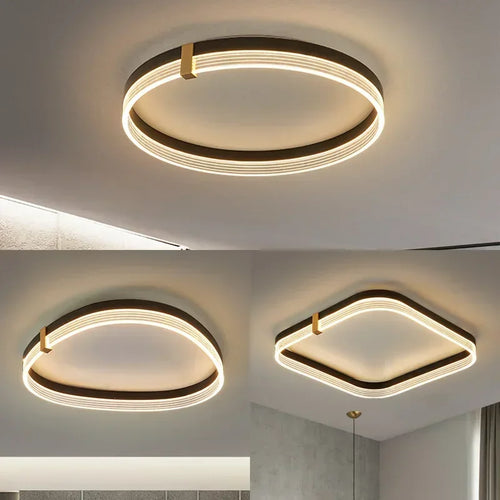 lustre moderne à leds pour intérieur décoration maison - vue 4 sur 21