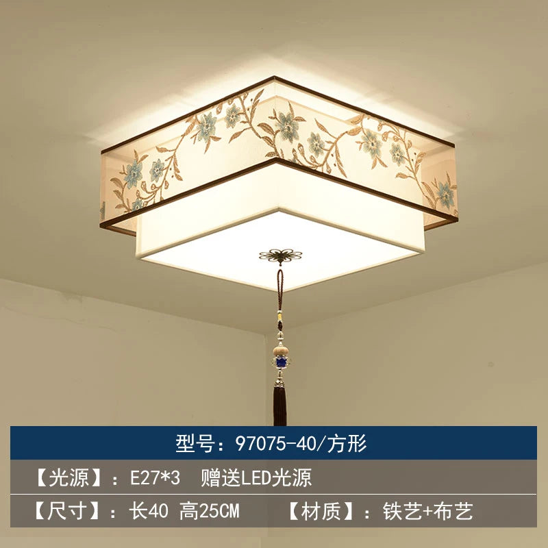 lustre chinois rétro pour un éclairage élégant et chaleureux - vue 13 sur 17