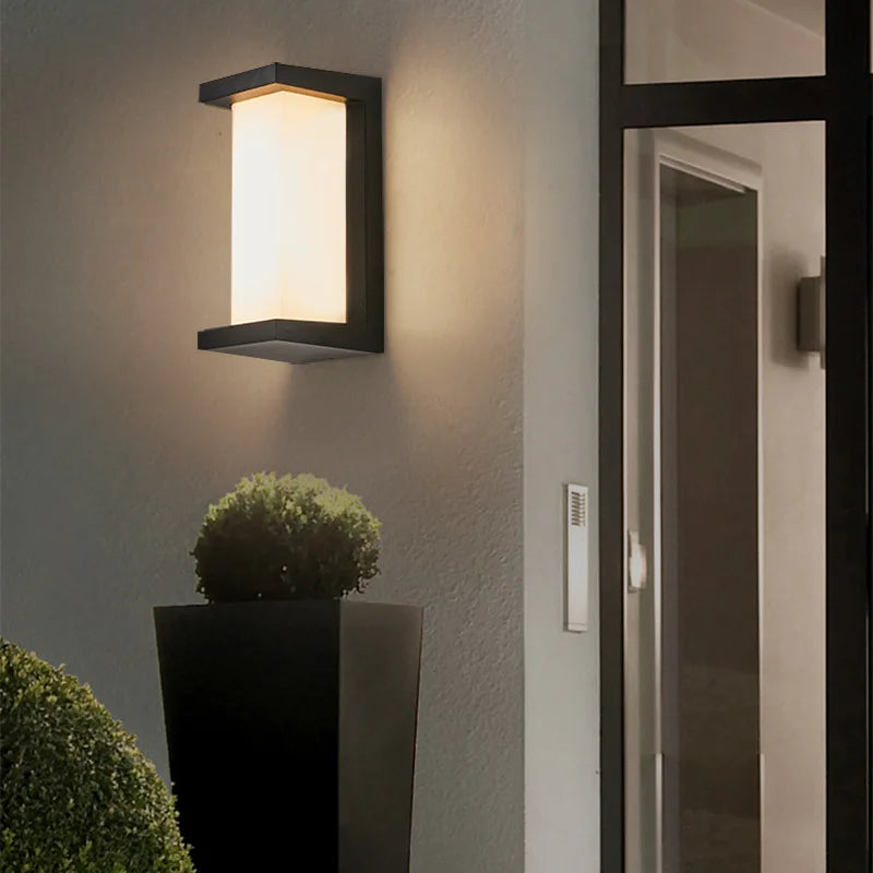 applique murale extérieure étanche abs pour éclairage de jardin - vue 5 sur 15