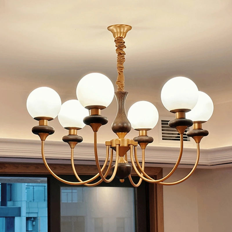 lustre médiéval en verre pour décoration intérieure élégante - vue 4 sur 11