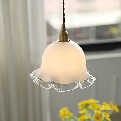 lustre design en verre pour restaurants bars et espaces modernes - vue 6 sur 6