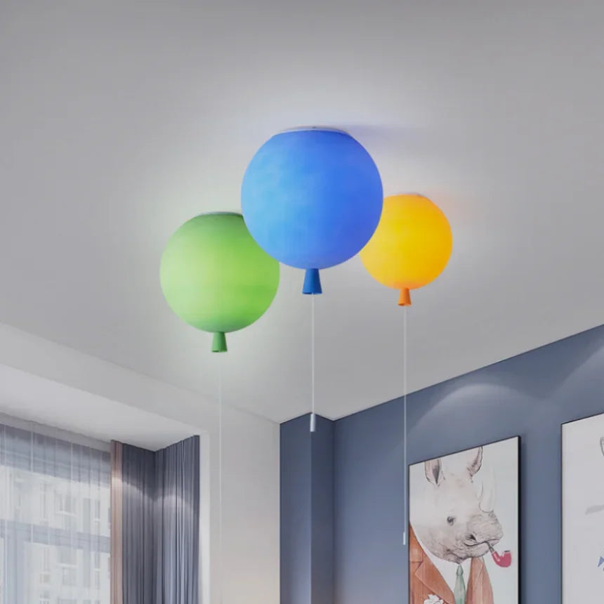 plafonnier ballon moderne pour enfants décoration école boutique - vue 5 sur 13