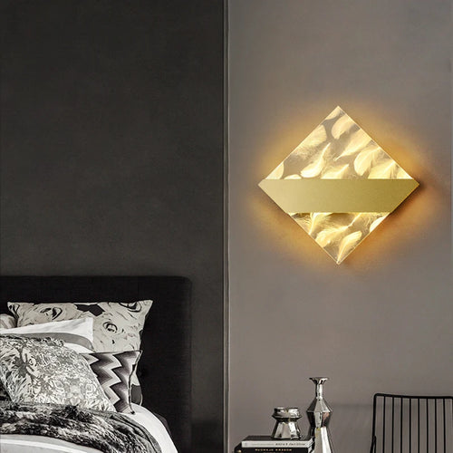 applique murale led de luxe en plumes minimaliste moderne - vue 2 sur 10