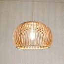 cage à oiseaux en bois luminaire suspension tom bois