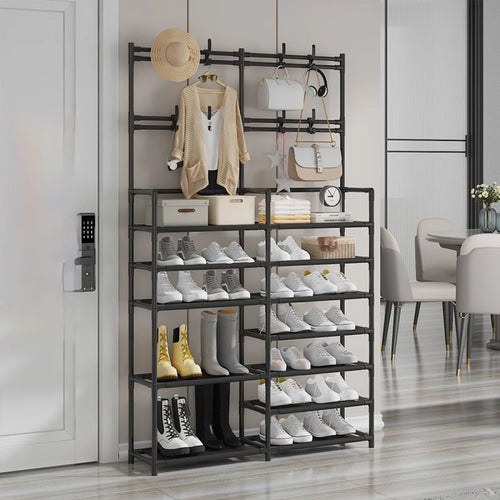 étagère à chaussures multifonctionnelle pour gagner de l'espace - vue 3 sur 18