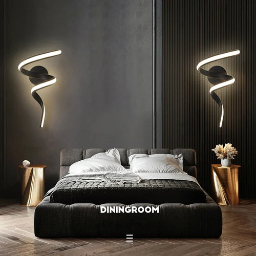 applique murale led moderne pour décoration intérieure élégante - vue 3 sur 10