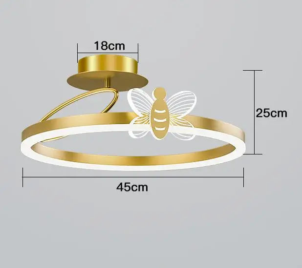 plafonnier led rond design pour éclairage intérieur moderne - vue 12 sur 14