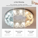plafonnier led rond en verre pour décoration intérieure