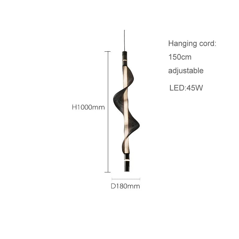 lustre design led acrylique tendance éclairage moderne 2024 - vue 13 sur 18