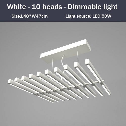 Lustre design LED en baguette lumineuse Bilbao - vue 12 sur 15