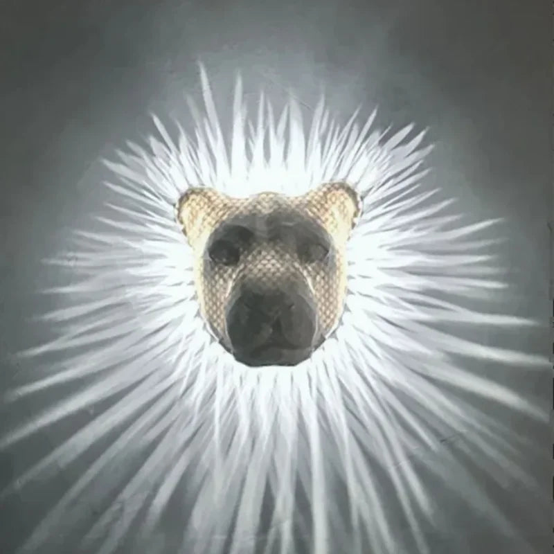 applique murale led hibou aigle décoration créative pour la maison - vue 13 sur 13
