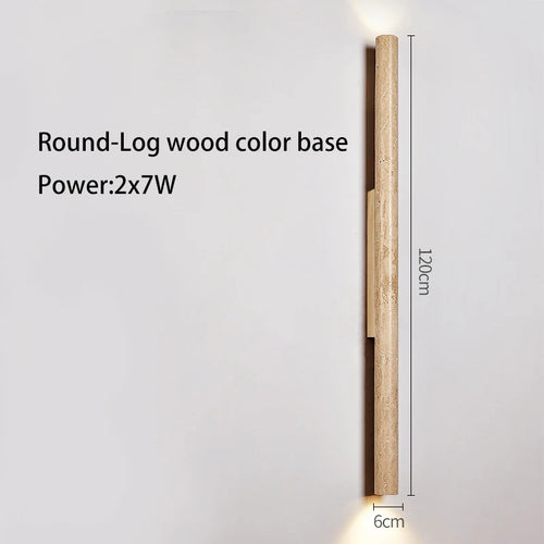 Applique murale longue Led en pierre - vue 10 sur 21