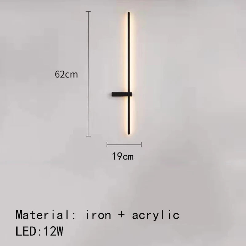 applique murale led minimaliste design artistique - vue 10 sur 15