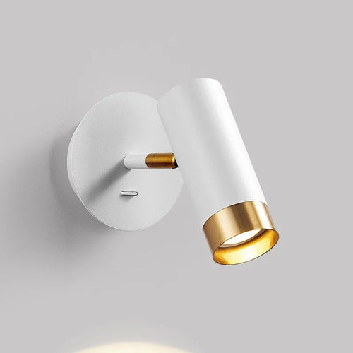 applique murale led rotative moderne avec éclairage intérieur réglable - vue 2 sur 8
