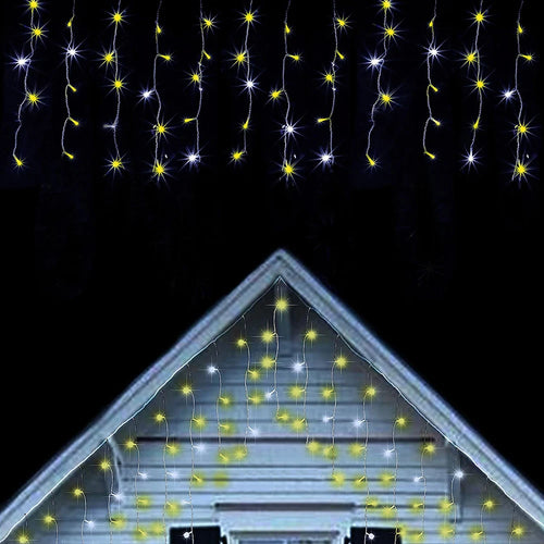 guirlande lumineuse led glaçons pour décorations de fête et événements - vue 7 sur 6