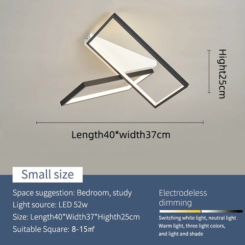 plafonnier à led moderne pour décoration intérieure élégante
