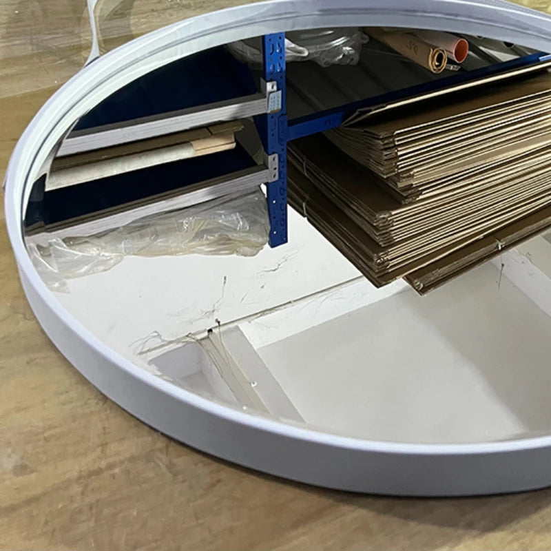 miroirs décoratifs ronds adhésifs pour salle de bain et décoration murale - vue 6 sur 11