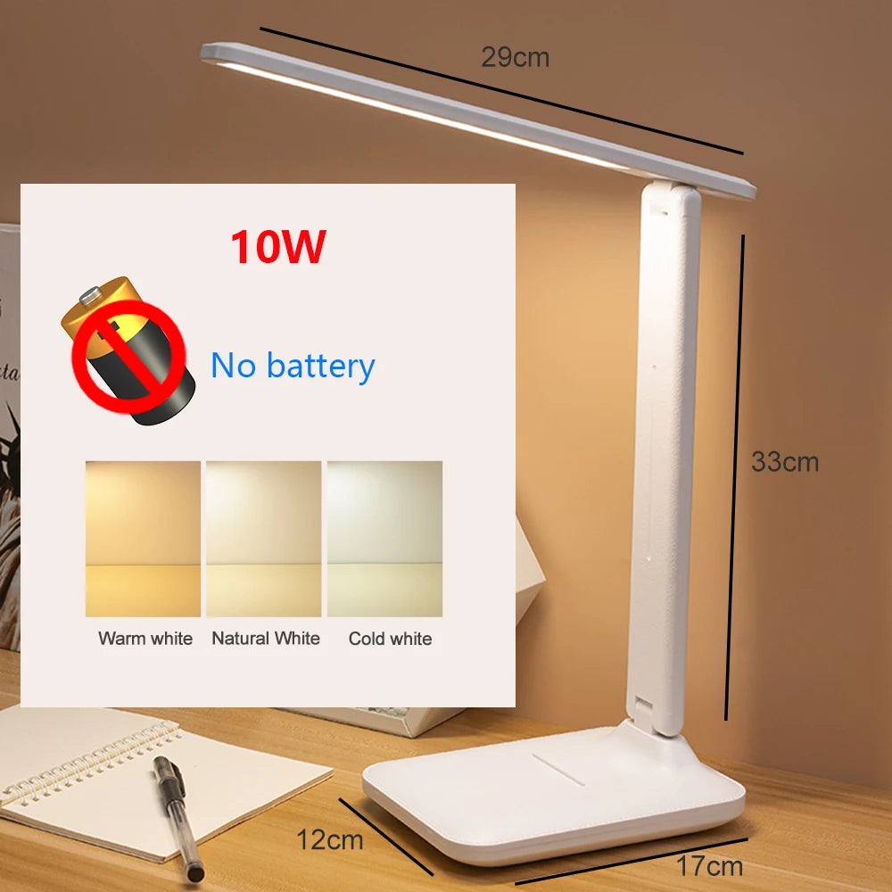 lampe de bureau led tactile usb gradation protection yeux - vue 19 sur 29