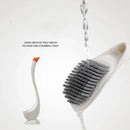 brosse de toilette verticale pour nettoyage facile salle de bain